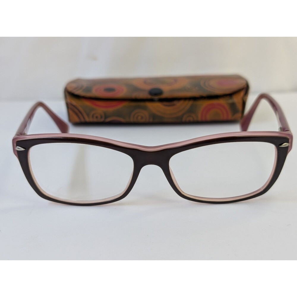 Ray-Ban RX5255 2126 Eyeglasses Frames Brown Pink Cat Eye 53-16-135 Excellent